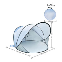Pop-Up Beach Tent UV Protection Sun Shelter for 2 Person Outdoor Camping