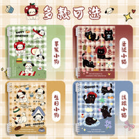 Cartoon Pet B5 Loose-Leaf Notebook with Detachable PP Cover and Coil Binding