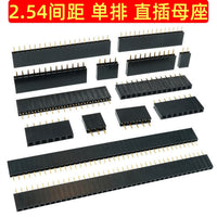 2.54mm Pitch Single Row Female Pin Header Socket Connector for PCB