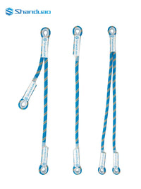 Shanduao Outdoor Climbing Lanyard Safety Rope for Rock Climbing Rappelling Rescue and Fall Protection