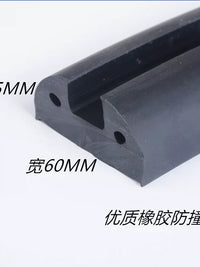 U-Shaped Rubber Boat Fender Strip for Docks and Marine Vessels