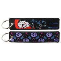 Cartoon Horror Halloween Lanyard Keychain for Students and Campus