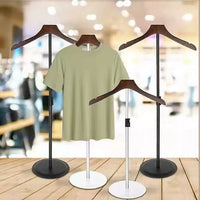 Adjustable Garment Display Rack for Retail Stores - T-Shirt & Coat Stand