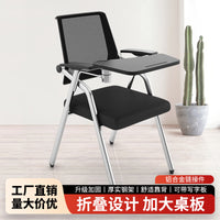 Folding Training Chair with Writing Tablet for Conference Room Office Classroom