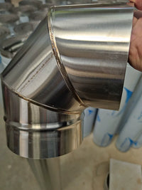 Stainless Steel Chimney Flue Pipe for Wood Stoves and Fireplaces, 10-20cm Diameter