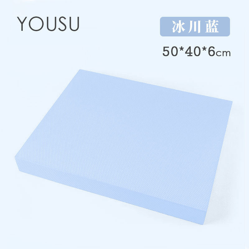 Glacier Blue High-Density Balance Pad for Fitness and Exercise