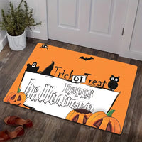 Halloween Diatomaceous Earth Absorbent Non-Slip Bath Mat for Bathroom Entryway