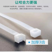 Reusable Nylon Cable Ties with Release Latch for Gardening and Organization