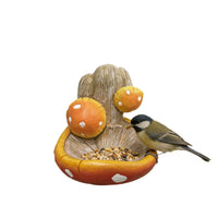 Mushroom Decorative Bird Feeder for Outdoor Garden and Patio