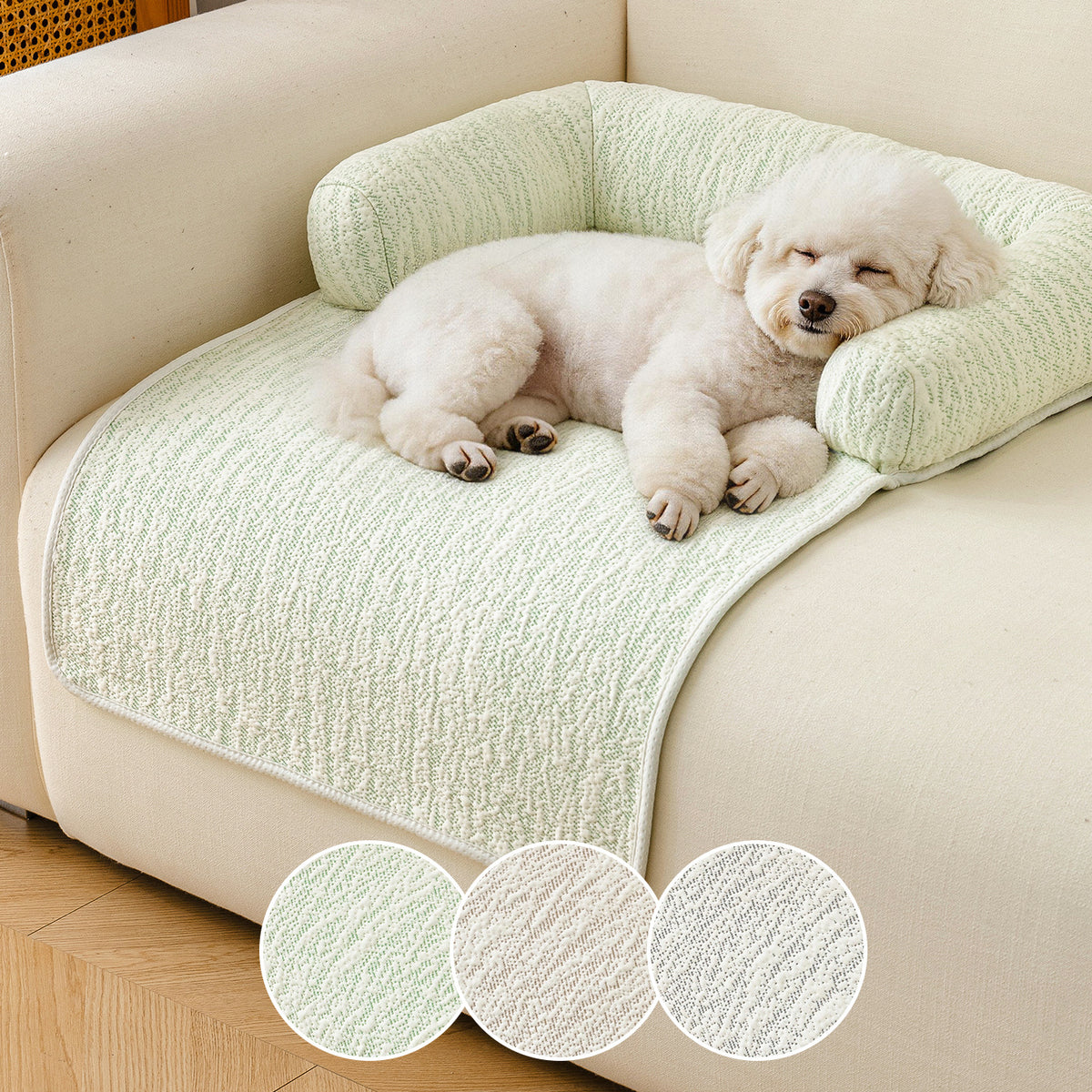 Cooling Pet Mat for Cats and Small Dogs, Non-Slip Foldable Summer Sofa Bed