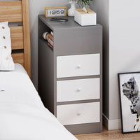 Ultra-Narrow Modern Nightstand with Storage for Small Spaces