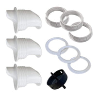 Poultry Gravity Feeder Kit for Chickens, Ducks, Geese