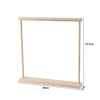 Solid Wood Necklace and Bracelet Display Stand for Jewelry Countertop and Live Selling