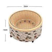 Japanese Style Charcoal Grill for Commercial and Home Use, Portable Clay BBQ Stove