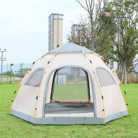 Automatic Pop-Up Camping Tent for Outdoor Adventures - Waterproof, Windproof & Portable