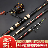 Heavy-Duty Sea Fishing Rod and Reel Combo for Long-Distance Casting