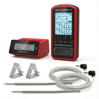 Wireless Remote Digital Meat Thermometer for BBQ Grill Oven with Smart Alert