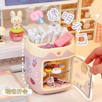 Cute Piggy Pen Holder for Desk Organization, Stationery Storage for Students and Office