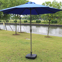 Outdoor Patio Umbrella with Crank, Commercial Grade Sunshade for Garden, Deck, Pool, and Yard