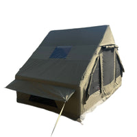 Inflatable Cotton Canvas Tent for Outdoor Camping - Automatic Setup, Large Space