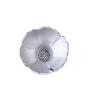 Yixing Zisha Petal Teapot Funnel with Silver Accents - Retro Tea Ceremony Accessory