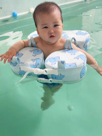 Baby Non-Inflatable Swimming Ring with Armpit Support, Anti-Flip Float for Infants and Toddlers