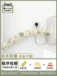 Decorative Pipe Cover Wall Sticker for Air Conditioning and Gas Pipes, Waterproof Self-Adhesive Wallpaper