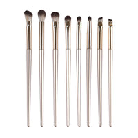 Gilded Makeup Brush Set with Eye Shadow and Eye Brushes, Complete Kit