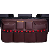 Car Trunk Backseat Organizer with Large Capacity Mesh Pockets for SUV
