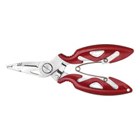 Stainless Steel Fishing Pliers with Lanyard, Small Multi-function Fishing Line Cutter with Lock, Hook Remover for Outdoor Fishing