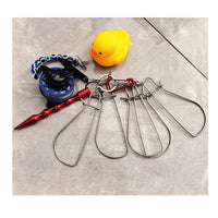 Stainless Steel Live Fish Lock with Ground Plug and Lure Wheel for Fishing