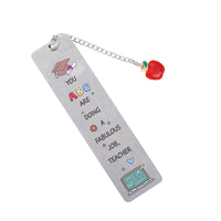 Stainless Steel Colorful Bookmark for Teachers Day Graduation Gifts