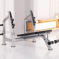 Adjustable Flat Bench Press Rack Multi-functional Barbell Bed Professional Weightlifting Training Equipment