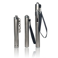 Mini Pen-shaped Stainless Steel LED Flashlight for Travel, Camping, and Home Use