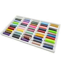 50-Color Sewing Thread Set for Hand & Machine Use