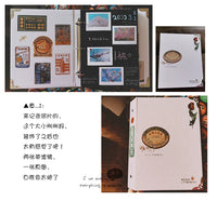 A5 Loose-Leaf Notebook DIY Kraft Paper Vintage Journal for Girls Travel Diary