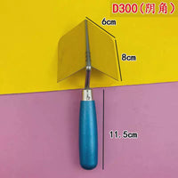 Eleyou Stainless Steel Corner Trowel for Plastering and Drywall Finishing