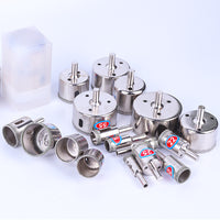 10-Piece Diamond Drill Bit Set for Glass, Ceramic, and Marble