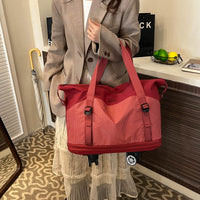 Foldable Lightweight Travel Duffel Bag with Wheels - Large Capacity Rolling Luggage for Easy Storage and Transport