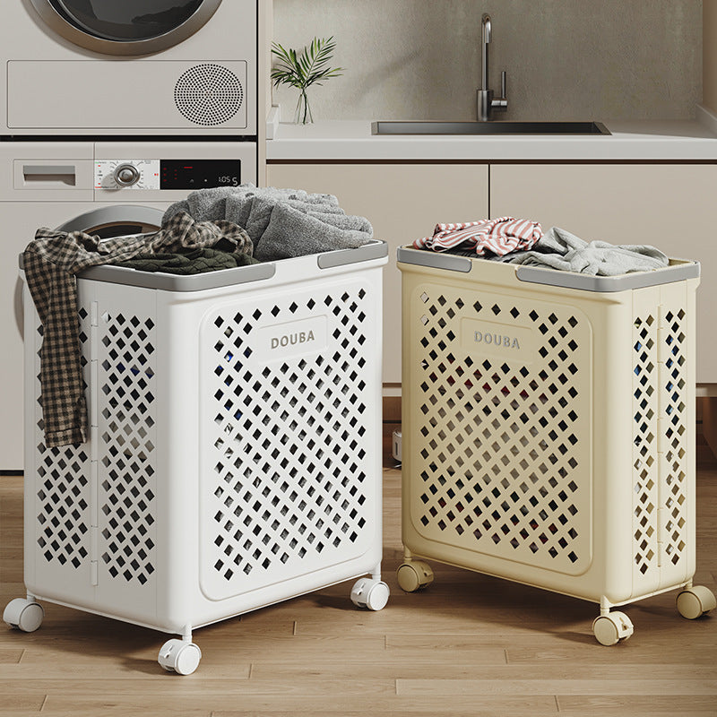 Foldable Laundry Hamper with Large Capacity for Bathroom and Home