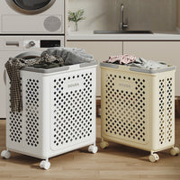 Foldable Laundry Hamper with Large Capacity for Bathroom and Home
