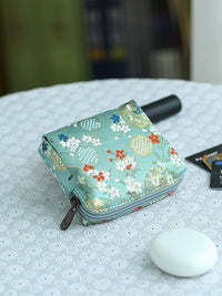 Mini Portable Fabric Coin Purse with Card Holder for Women