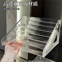 Acrylic Tiered Display Stand for Collectibles, Cosmetics, and Small Items