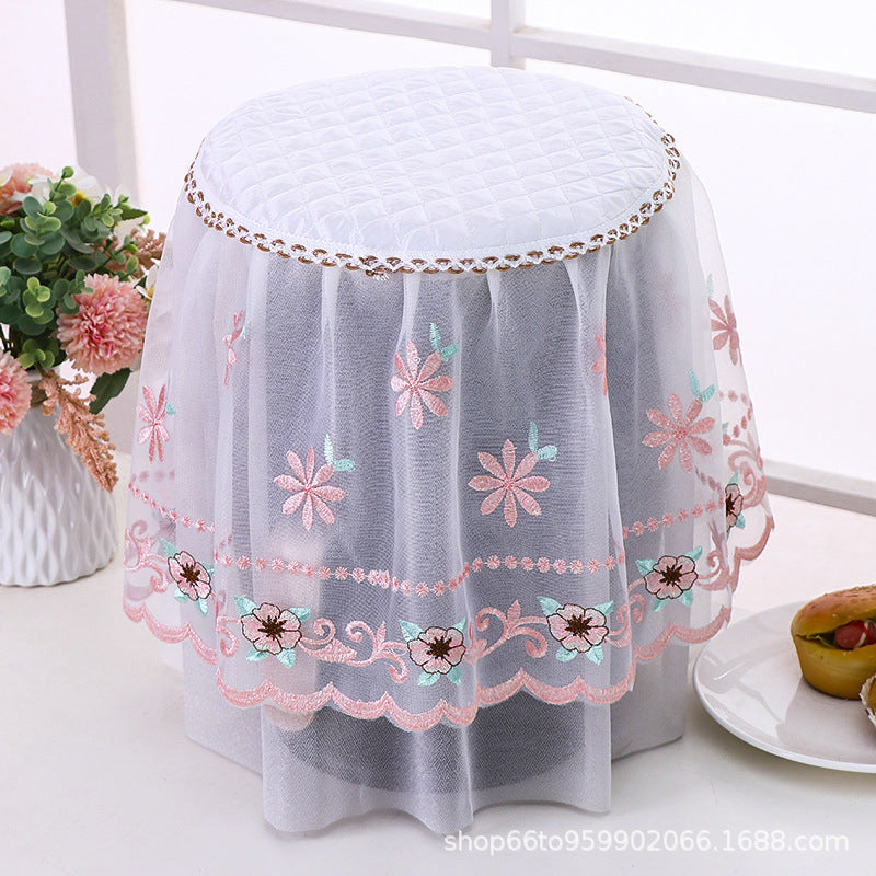 Air Fryer Dust Cover Embroidered Lace Rice Cooker Appliance Protector
