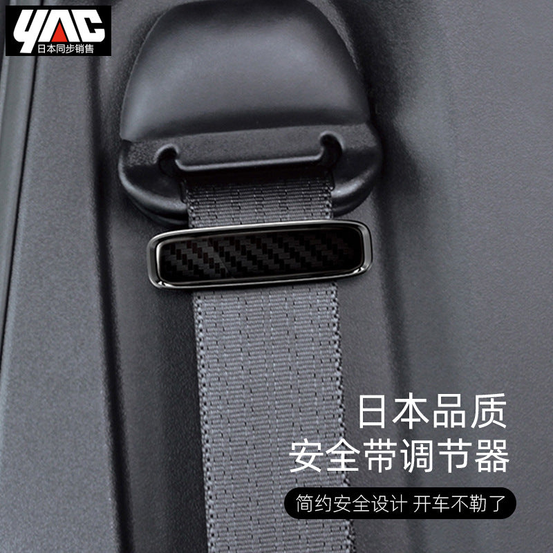 YAC Car Seat Belt Adjuster for Kids and Adults, Anti-Choke Shoulder Strap Positioner