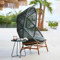 Outdoor Wicker Hanging Basket Chair for Patio Garden Villa Hotel