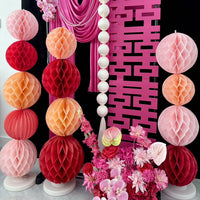 Wedding Wall Decor Simulation Flower Garland Red Pink Long Strip for Marriage Room Background Decoration