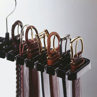 Multi-functional Belt Hanger with 14 Hooks for Ties, Scarves, and Belts