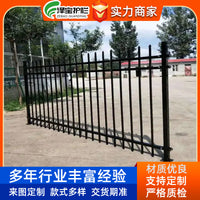 Wrought Iron Zinc Steel Fence Panel for Outdoor Yard, School, or Balcony