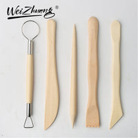 5-Piece Premium Clay Sculpting Tool Set for Pottery and Modeling